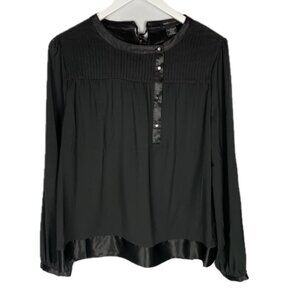 NEW, NEVER WORN BCBG Max Azria Black Blouse, Size L
